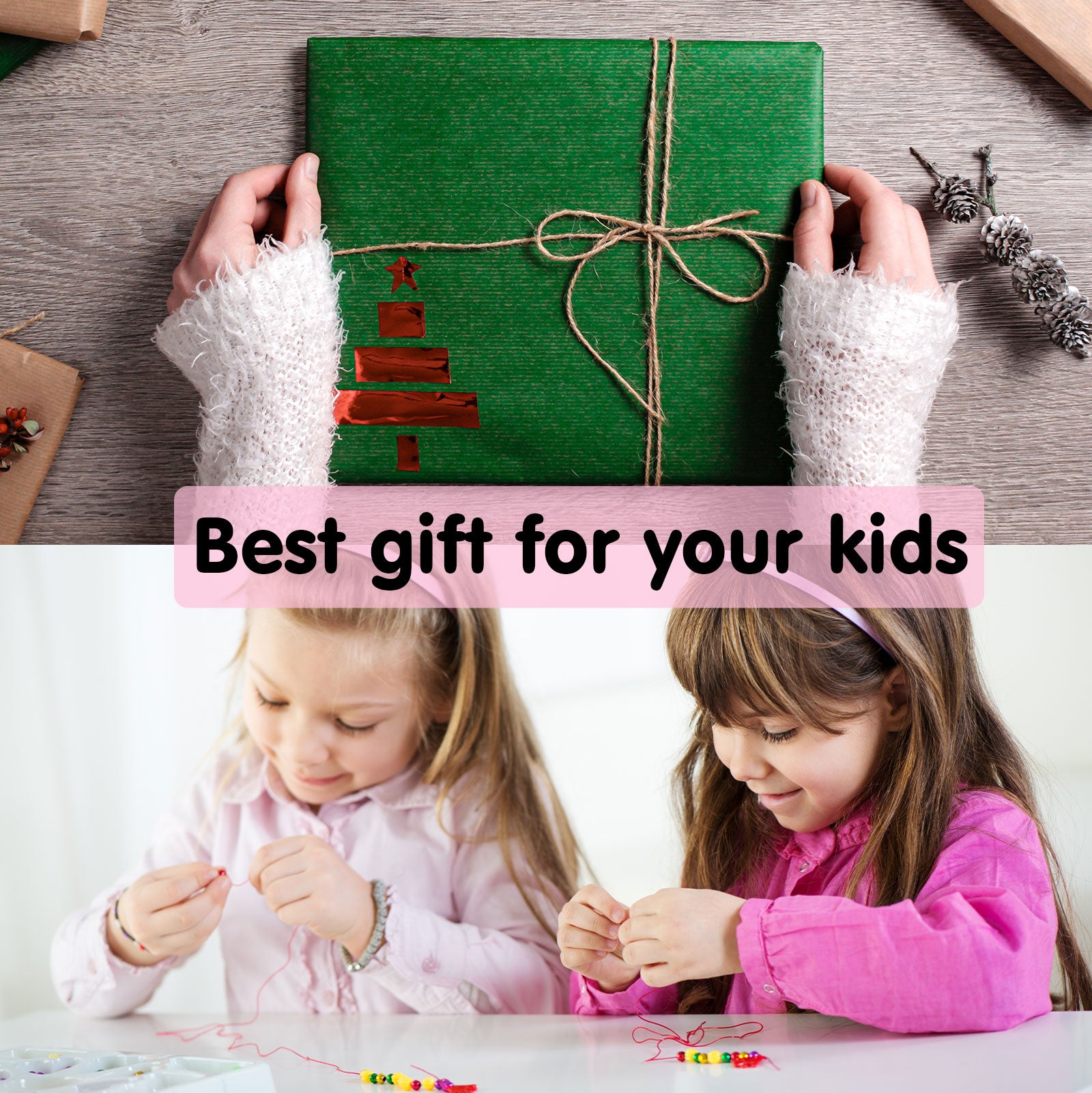 Girls Crafts Friendship Bracelet String Making Kit - Birthday Christmas  Gift for Kids Age 7 8 9